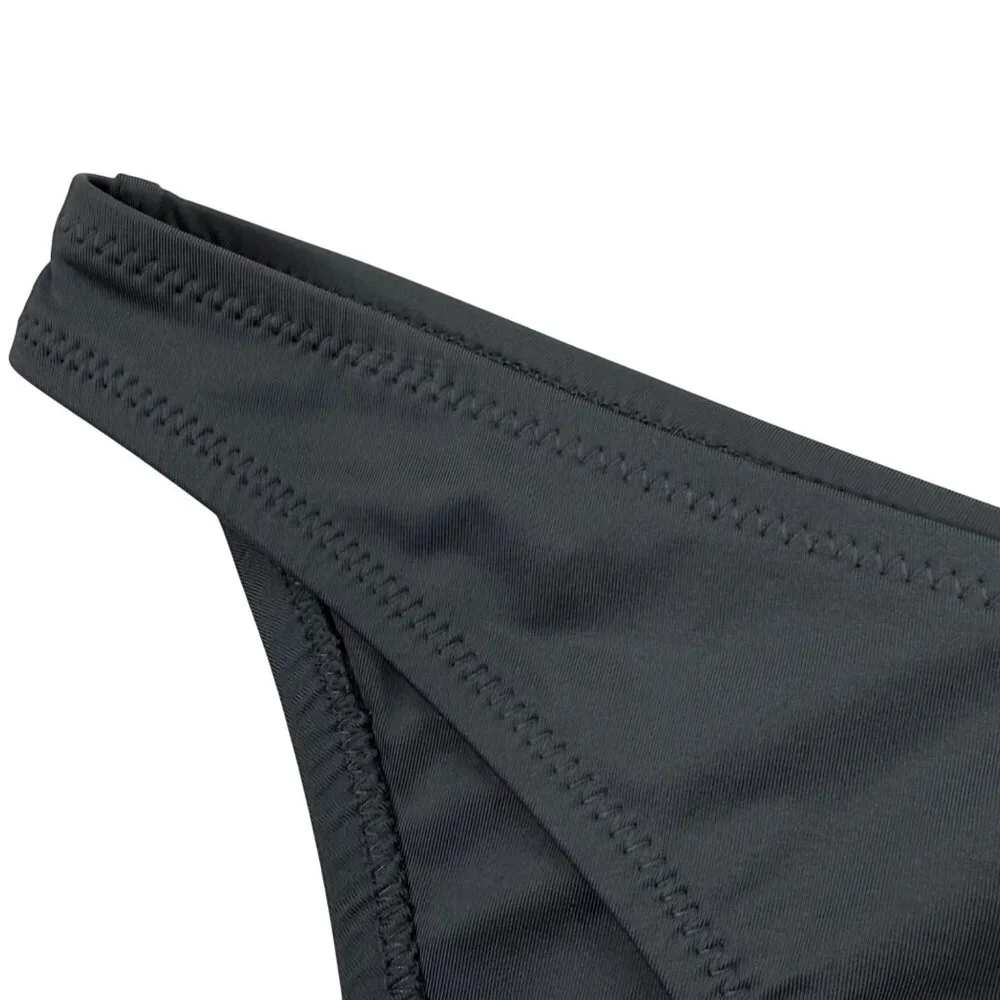 SKIMS Swim Cheeky Tanga‎ Bottom Gunmetal 3X